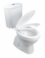WC kombi Rimless, dvojité splachovanie, s tvrdeným sedátkom